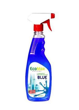 Засіб мийний для скла та дзеркал 500мл (тригер) blue тм ecomax