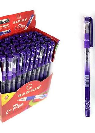 Ручка масляная фиолетовый i-pen, 0,7мм тм radius