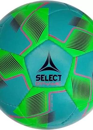 М'яч футбольний select dynamic №5 (термополіуретан, камера-латекс, ручна зшивка, 410-450 грам)