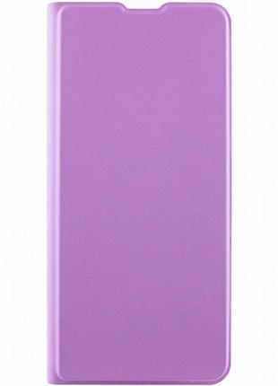 Кожаный чехол-книжка getman elegant (pu) для google pixel 6 pro сиреневый