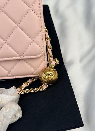 Сумка женская mini flap bag pink 2