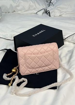 Сумка женская mini flap bag pink 3