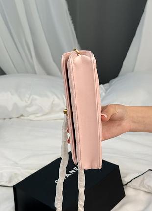 Сумка женская mini flap bag pink 6