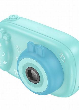 Детская фотокамера hoco dv205 dual-camera blue