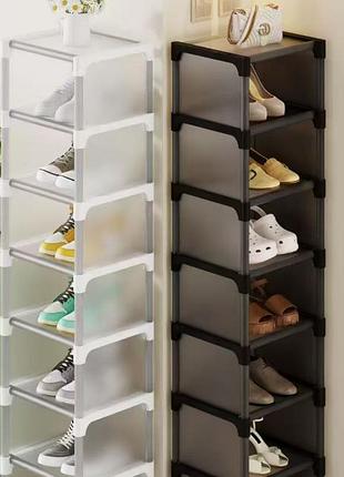Обувница - подставка для обуви 8 полок shoe rack ly-1073 (16)