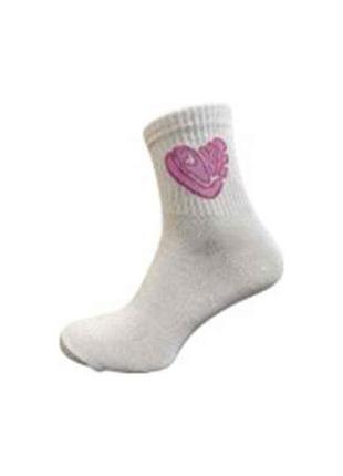 Шкарпетки жін. love білі арт.32315 р.23-25 (36-40) 10пар тм marca