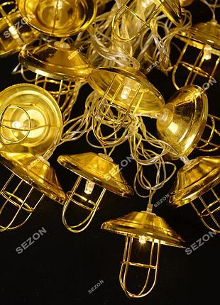 Лофт led, "світильник", 5м+ перехідник, теплий білий
