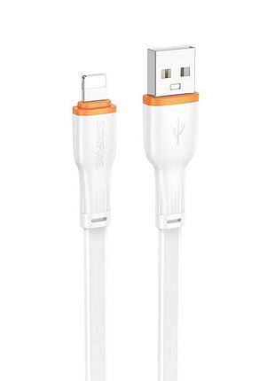 Кабель borofone esplendido charging data cable ip white ( )