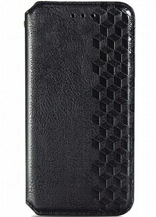 Кожаный чехол-книжка getman cubic (pu) для xiaomi mi 10t lite / redmi note 9 pro 5g черный