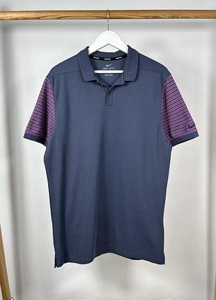Nike golf dri fit поло з красивим незвичним дизайном розмір м