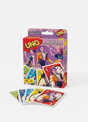 Настольная карточная игра uno (уно) - семейная настольная игра для друзей и детей kpop