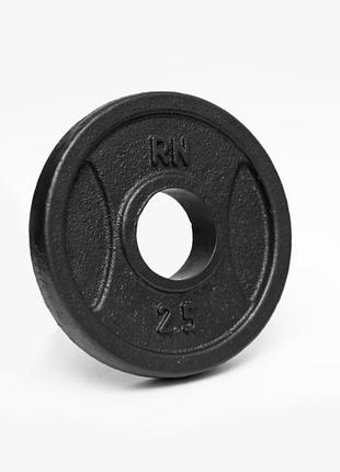 Диск олімпійський, металевий. кг rn-sport під гриф мм