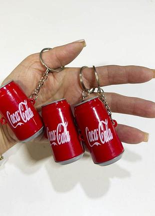 Брелок банка coca cola 6cm пластиковый (12/600)