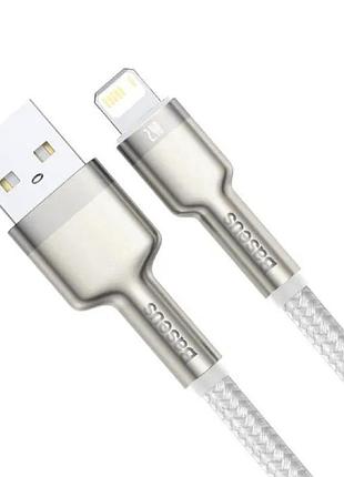 Кабель baseus cafule series metal data cable usb to ip. white ( ) 4