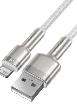 Кабель baseus cafule series metal data cable usb to ip. white ( ) 7