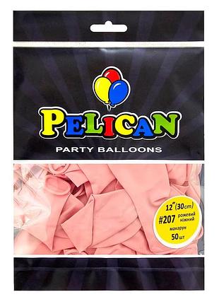 Латексні кульки "( ) макарун рожевий ніжний, pelican 50шт