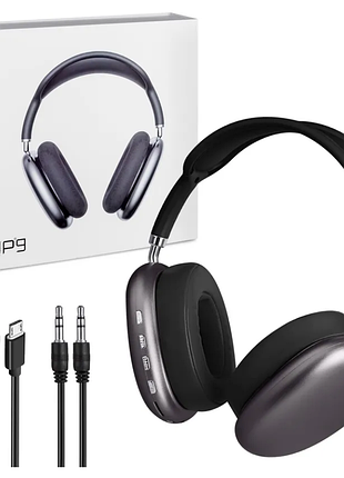 P9 наушники беспроводные с микрофоном, bluetooth, 3.5 мм, usb type-c ha-68 (100)