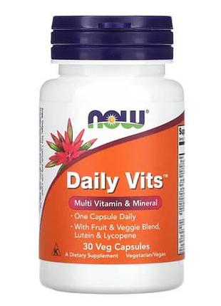 Now daily vits 30 veg capsules