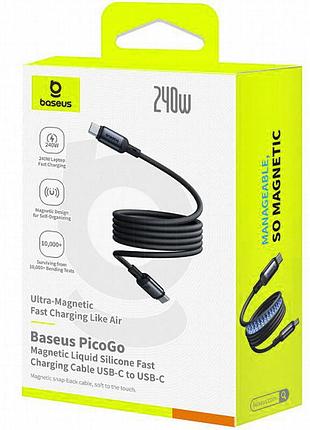 Дата кабель baseus picogo type-c to type-c 240w (1m) (e04233) cosmic black 3