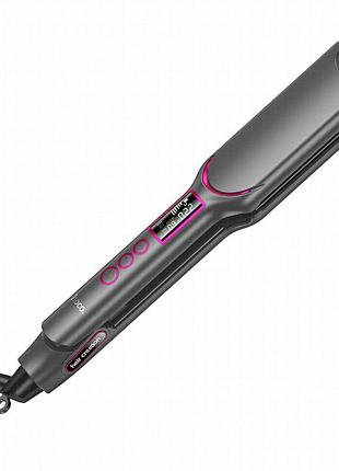 Выпрямитель для волос hoco hp42 wide board hair straightener with digital display gray