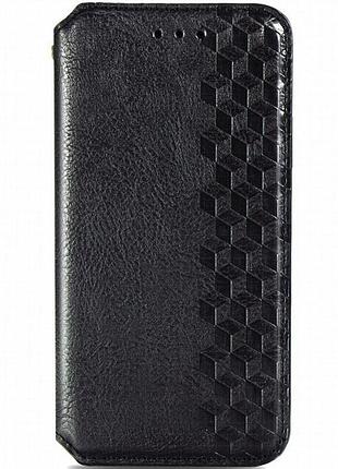 Кожаный чехол-книжка getman cubic (pu) для xiaomi redmi note 11 pro 4g/5g / 12 pro 4g черный