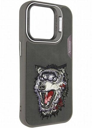 Tpu+pc чехол friends для apple iphone 15 (6.1") grey wolf