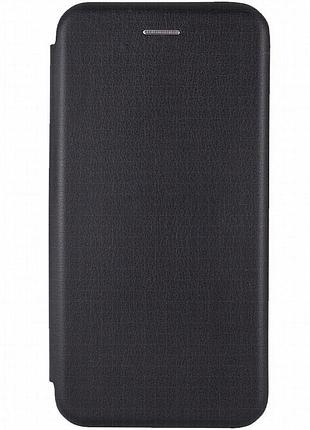 Кожаный чехол-книжка classy для apple iphone 12 pro max (6.7") черный