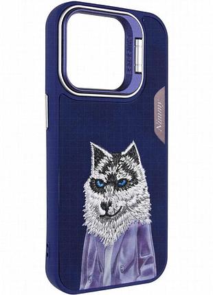 Tpu+pc чехол friends для apple iphone 15 (6.1") blue wolf