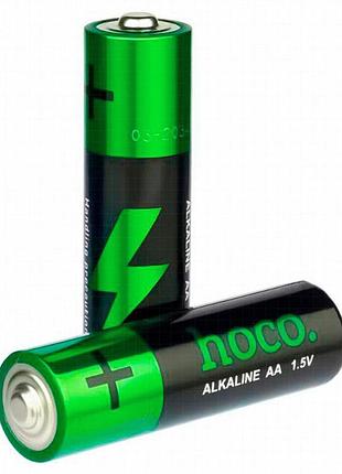 Батарейки hoco aa (lr6) alkaline 4 pcs black