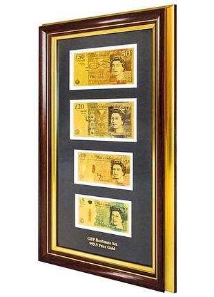 Панно все банкноты gbp (фунт стерлингов) англия