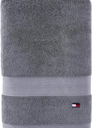 Полотенце банное tommy hilfiger (883893996359) modern american solid cotton bath towel темно серое