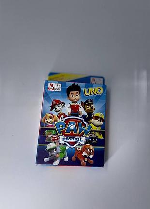 Настільна гра uno: щенячий патруль (paw patrol)