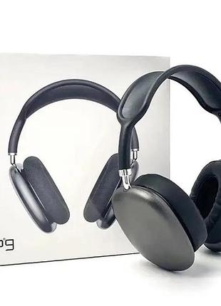 Бездротові навушники bluetooth., маг,, tf, aux, з мікрофоном, чорні