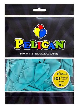 Латексні кульки "( ) пастель блакитний ніжний, pelican 50шт