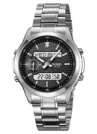 Годинники наручні skmei, silver/black