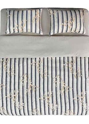Комплект постельного белья евро printed 8067-9 80г/м2 closed 13-5304 rainy day (2н 57) микрофибра тм arcloud