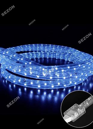 Квадратный дюралайт жельный led 10м синий