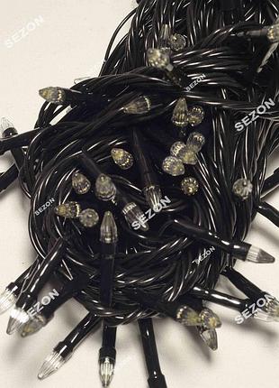 Конус led черный провод, белый теплый ( ) 2