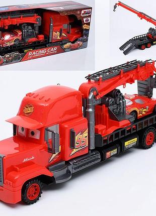 Евакуатор інерційний блискавка маквін 56 см 919-229a тч, інерція, 55,5см, рухливі деталі, машина 17см
