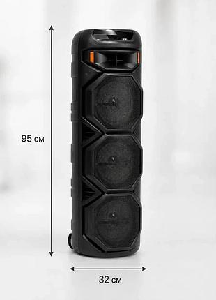 Колонка / bluetooth 8дюймів / колонка з бездротовим мікрофоном ( )