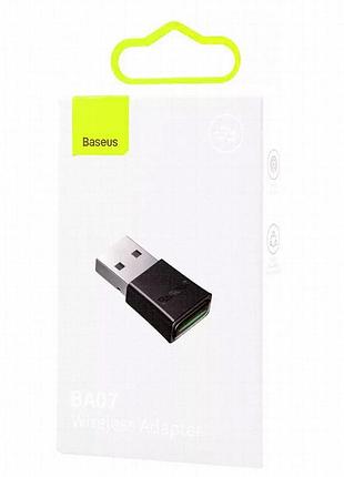 Bluetooth адаптер baseus ba07 (zjba010001) black 6