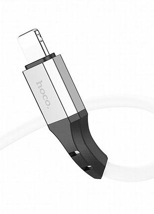 Дата кабель hoco x86 spear usb to lightning (1m) white 3