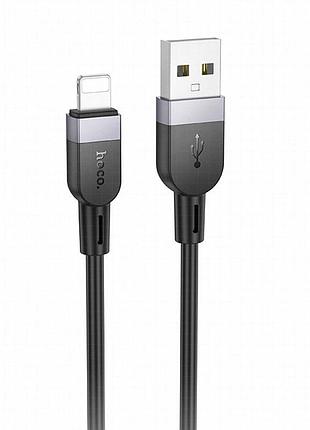 Дата кабель hoco x109 energy silicone usb to lightning (2m) black