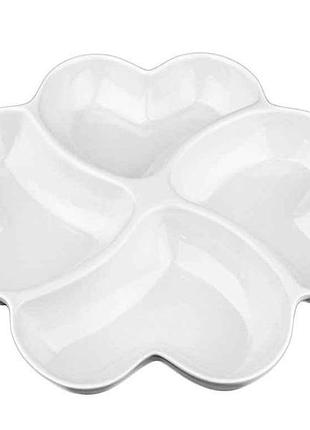 Менажница фарфор clover 12 (30,5см) mc4165-12 тм stenson