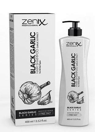 Шампунь zenix з екстрактом чорного часника 400 мл