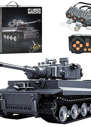 Конструктор для хлопчиків sluban m38-b0851 "військовий бойовий танк на радіокеруванні. армія" 814 деталей