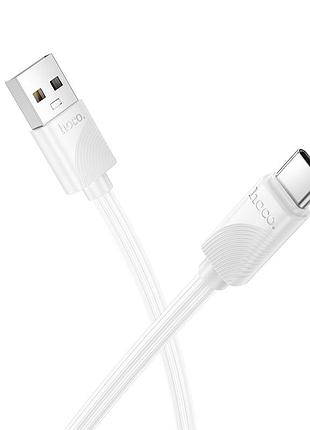 Кабель hoco energy charging data cable type-c white ( )
