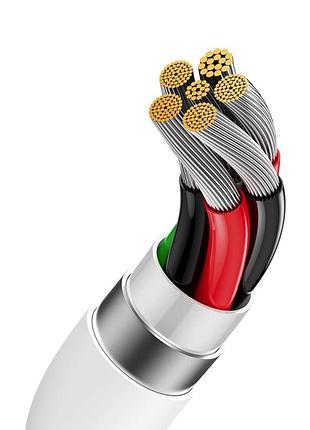 Кабель baseus superior series fast charging data cable usb to type-c moon white (p ) 7