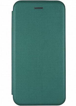 Кожаный чехол-книжка classy для xiaomi redmi note 7 / note 7 pro / note 7s зеленый