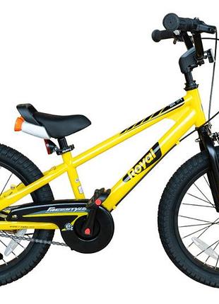 Rb16-30-дитический велосипед royal baby ez freestyle беговел+велосипед жовтий 16 дюеймов